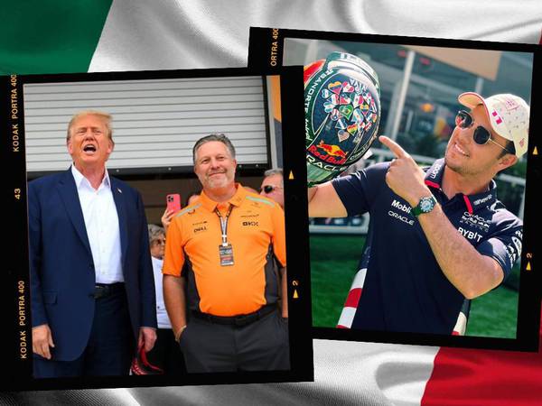 ¡México manda en F1! Checo ignora a Trump y a su seguridad que lo quiso detener (VIDEO)