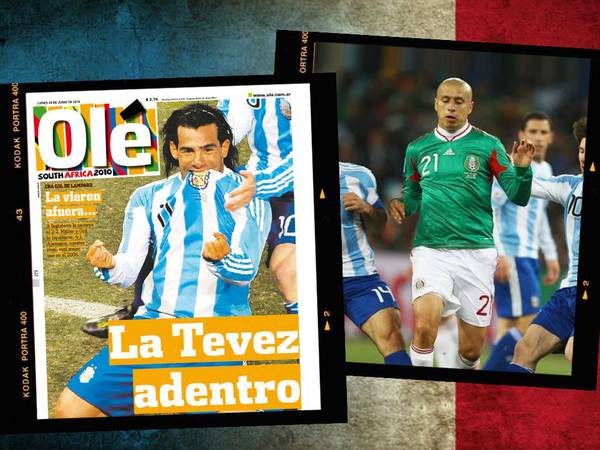 “La Tevez adentro”: así se burló Argentina tras eliminar a México de Sudáfrica 2010 