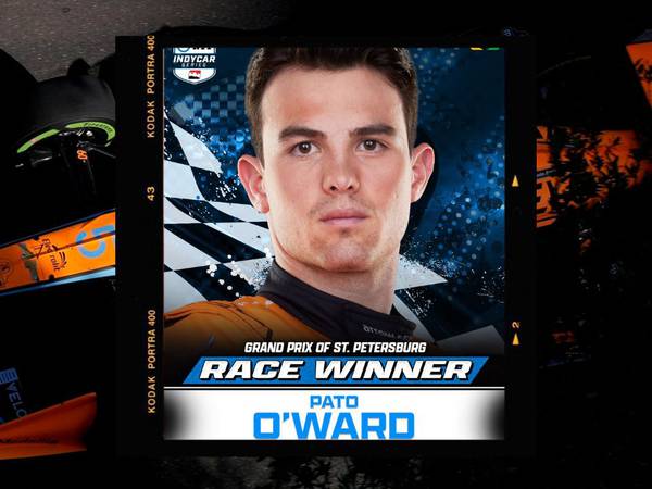Pato O’Ward gana en IndyCar ¡un mes después! Descalifican a sus rivales por tramposos